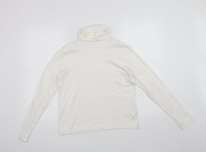 RESERVED Womens White   Pullover Jumper Size L