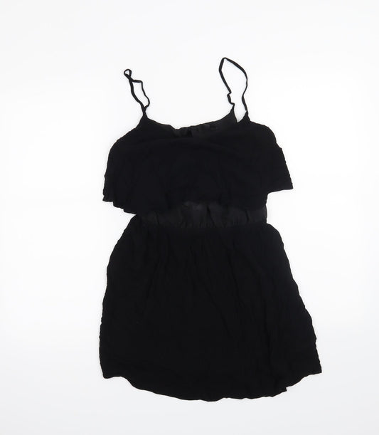 Topshop Womens Black   A-Line  Size 10