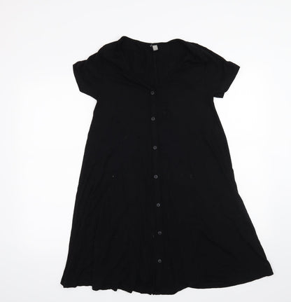 ASOS Womens Black   T-Shirt Dress  Size 4