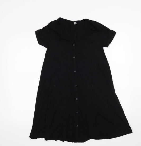 ASOS Womens Black   T-Shirt Dress  Size 4