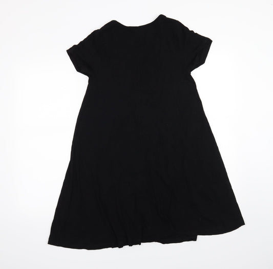 ASOS Womens Black   T-Shirt Dress  Size 4