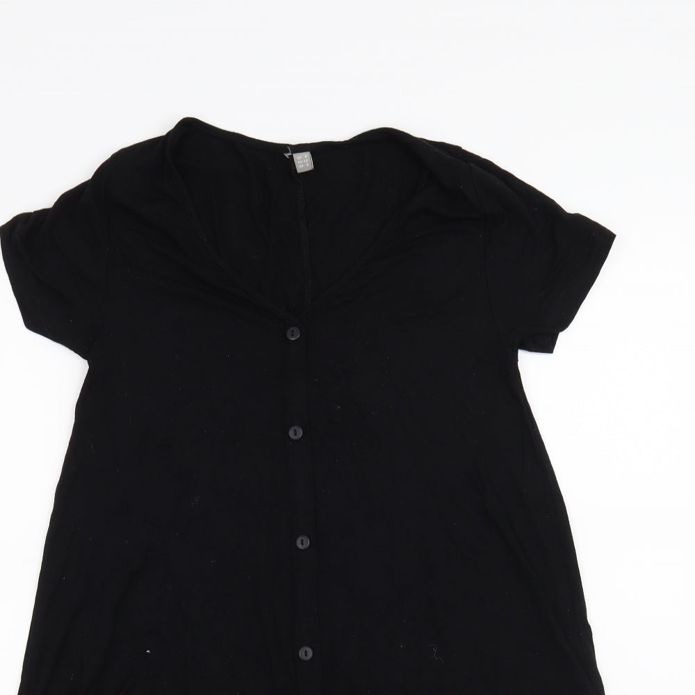 ASOS Womens Black   T-Shirt Dress  Size 4