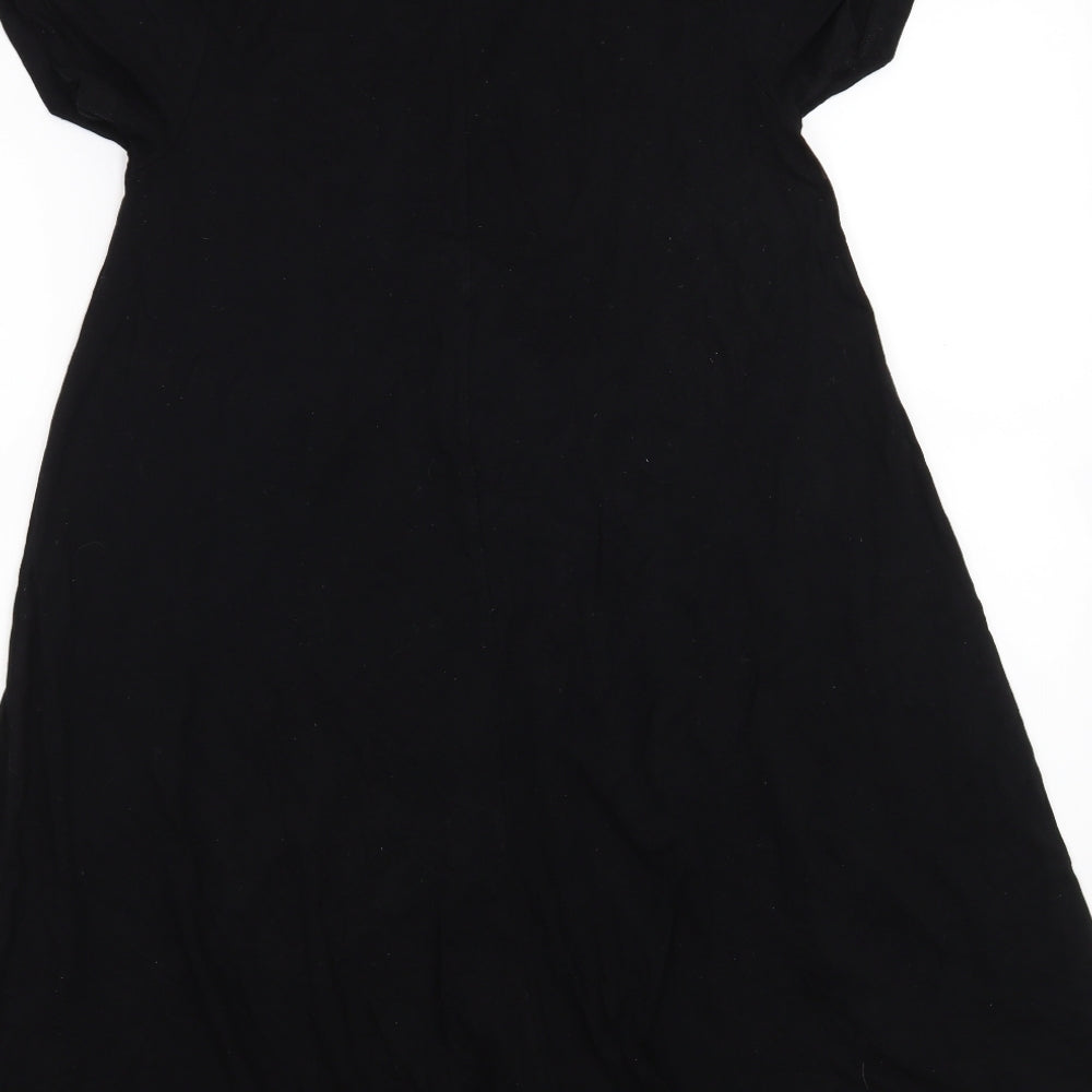 ASOS Womens Black   T-Shirt Dress  Size 4