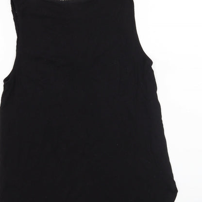 Womens UK Size M H&M Black Basic Tank