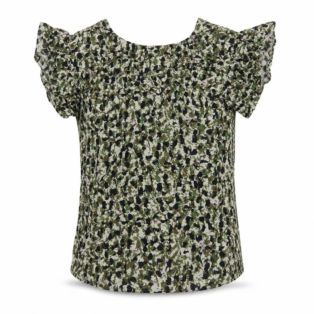 Womens UK Size 8 Nutmeg Green Basic T-Shirt