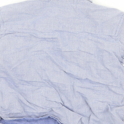 TU Boys Blue Argyle/Diamond  Basic Button-Up Size 12-18 Months