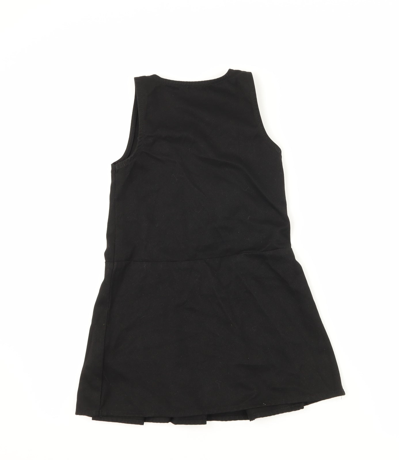 Lily & Dan Girls Black   Pinafore/Dungaree Dress  Size 3-4 Years