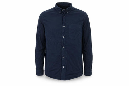Mens UK Size XL D-Struct Blue  Button-Up Long Sleeve Casual Shirt
