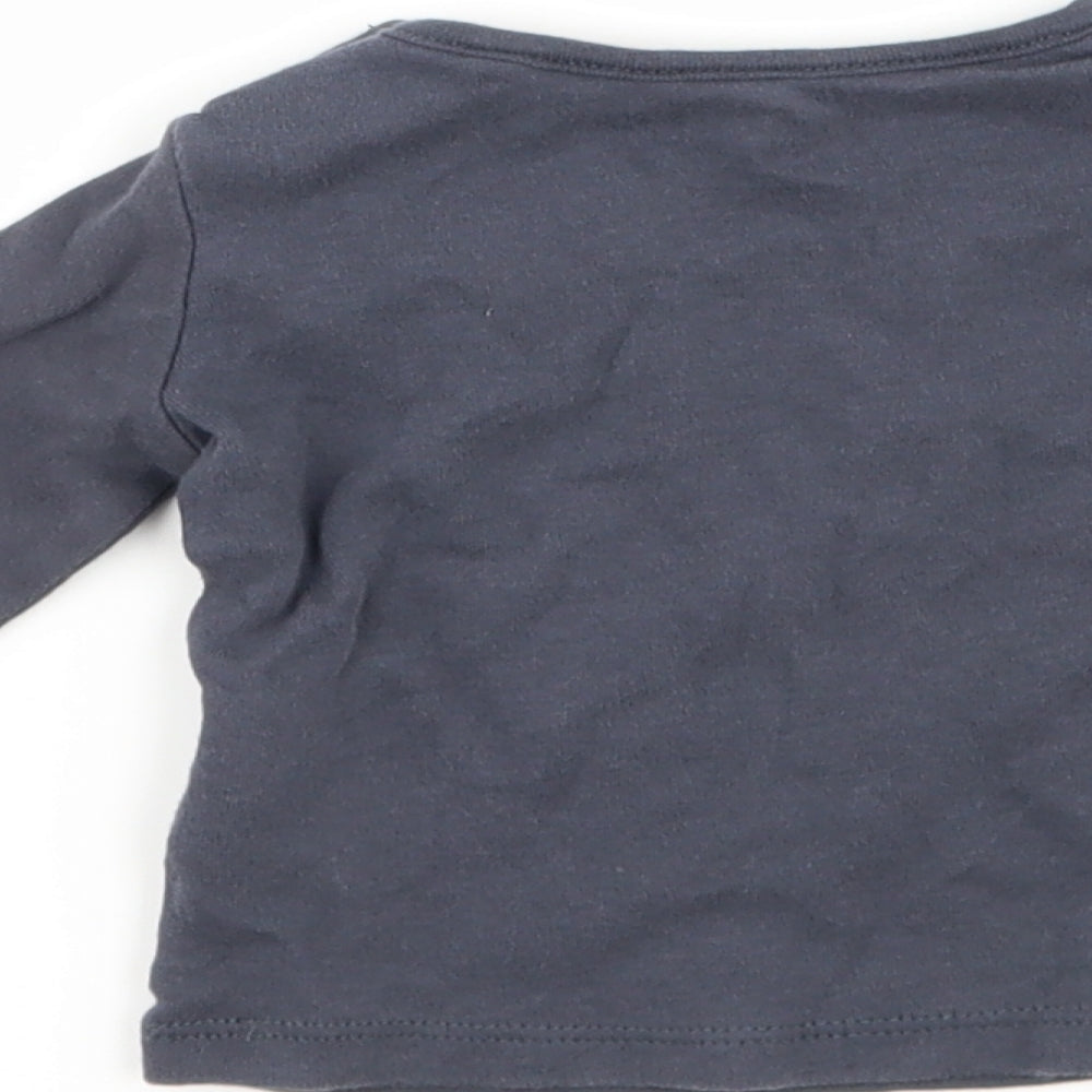 Lupilu Girls Black   Basic T-Shirt Size 3-6 Months  - Giraffe