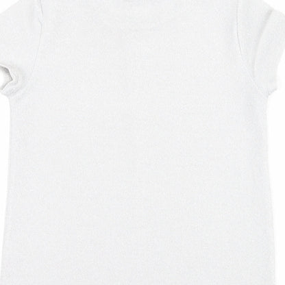 George Girls Silver   Basic T-Shirt Size 10-11 Years  - Shine Bright