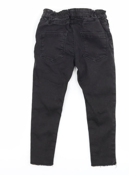 Denim co Girls Black  Denim Skinny Jeans Size 2-3 Years - Distressed