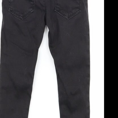Denim co Girls Black  Denim Skinny Jeans Size 2-3 Years - Distressed