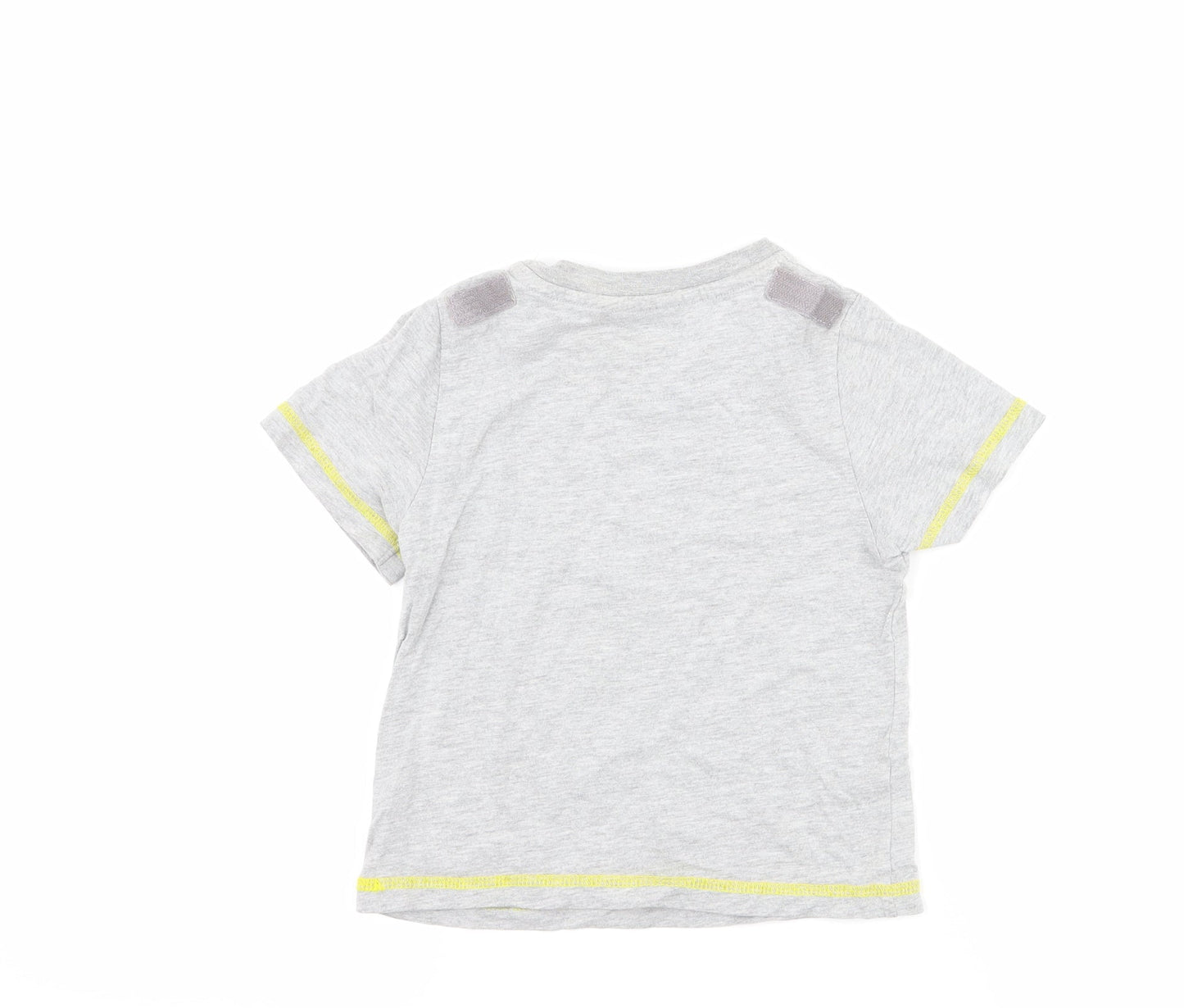Batman Boys Grey   Basic T-Shirt Size 2-3 Years  - batman