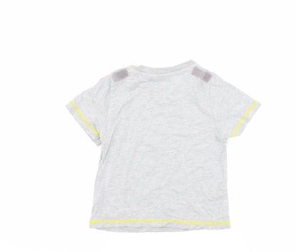 Batman Boys Grey   Basic T-Shirt Size 2-3 Years  - batman