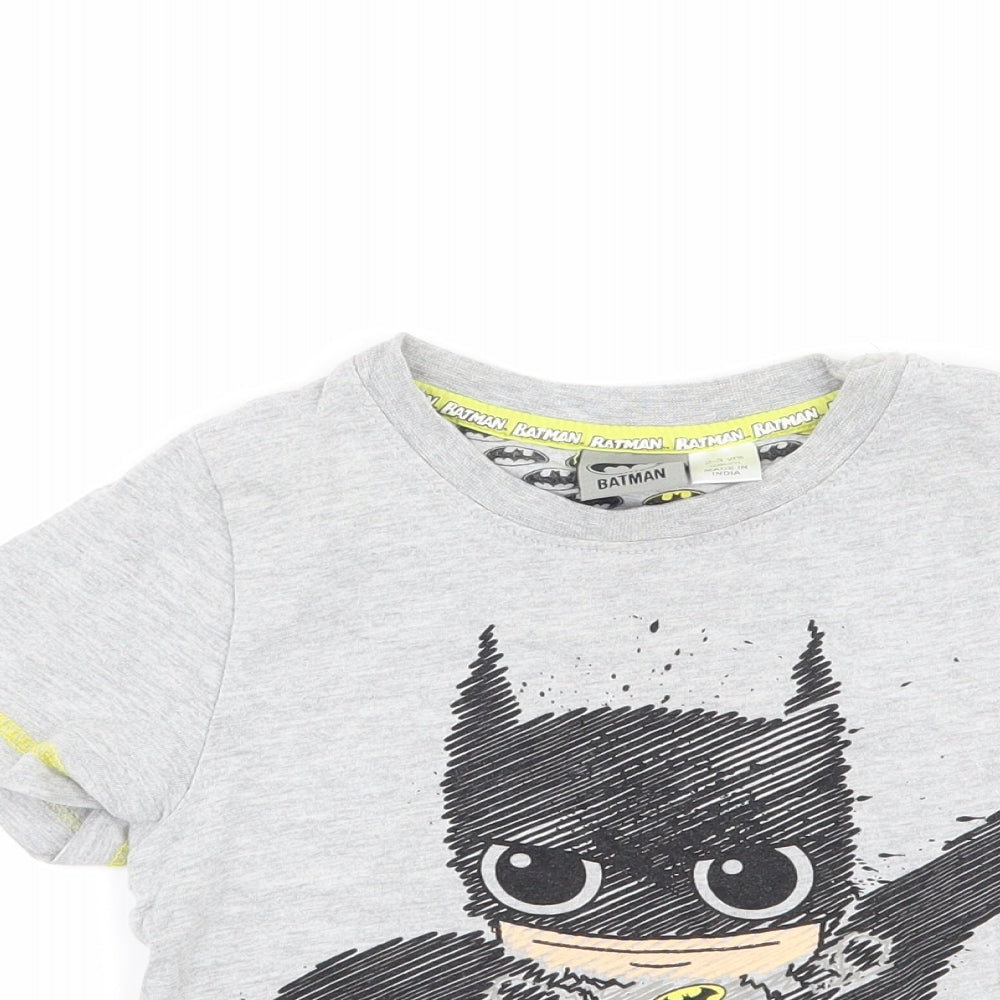 Batman Boys Grey   Basic T-Shirt Size 2-3 Years  - batman