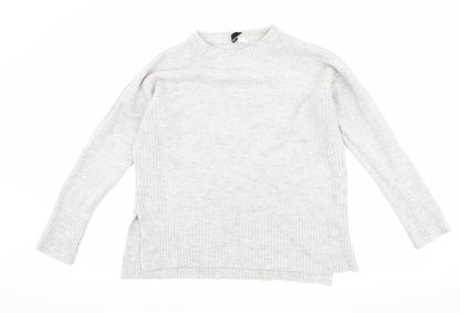 H&M Womens Grey   Pullover Jumper Size M