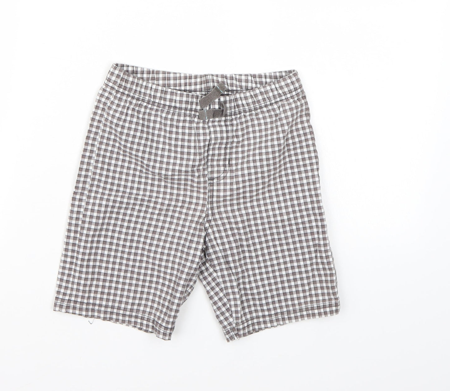 Carters Boys Grey Check  Chino Shorts Size 5 Years