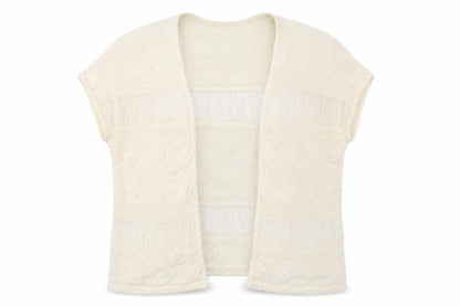 George Womens White  Knit Cardigan Jumper Size L