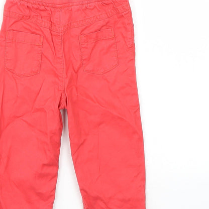 Marks and Spencer Baby Red   Jogger Trousers Size 12 Months