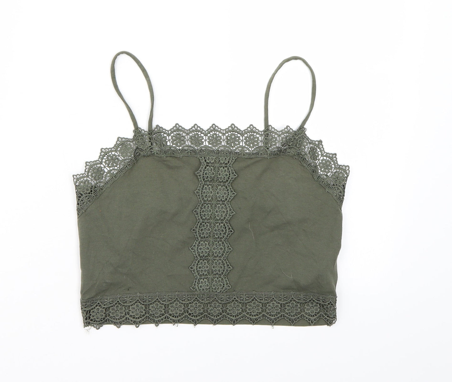 Primark Womens Green   Cropped Tank Size S