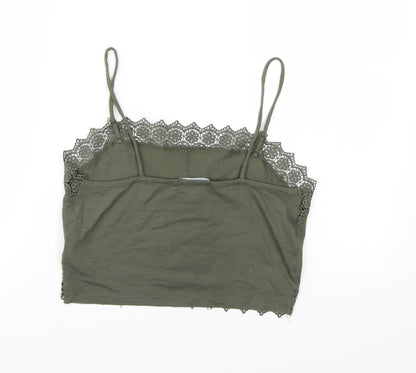 Primark Womens Green   Cropped Tank Size S