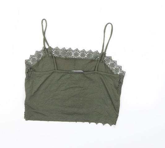 Primark Womens Green   Cropped Tank Size S