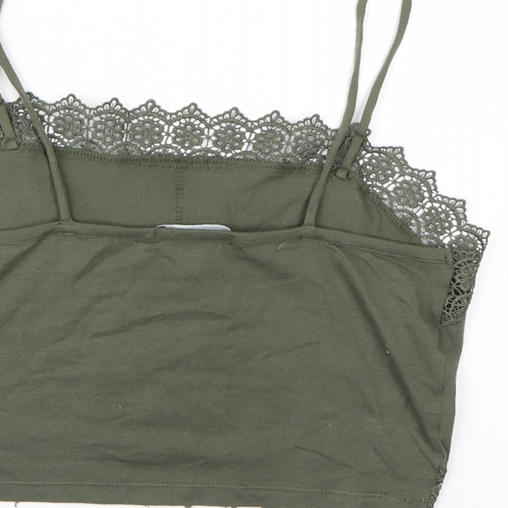Primark Womens Green   Cropped Tank Size S