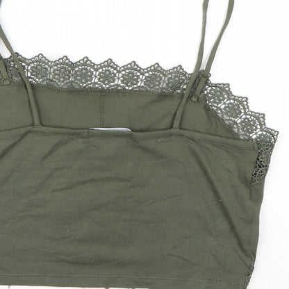 Primark Womens Green   Cropped Tank Size S