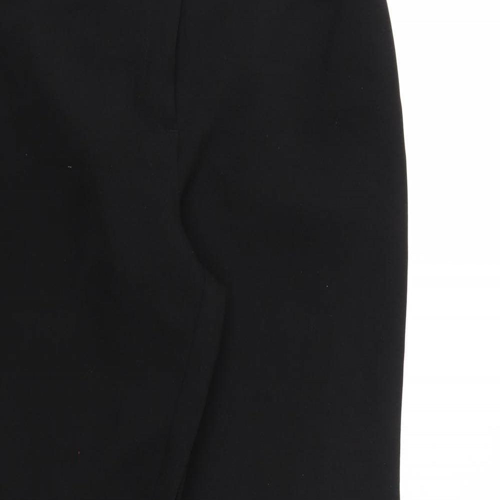 Womens UK Size 10 Papaya Regular Fit  Black Trousers
