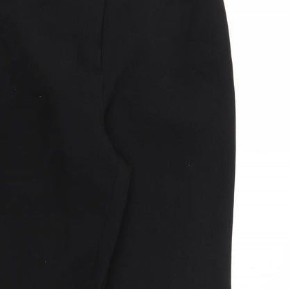 Womens UK Size 10 Papaya Regular Fit  Black Trousers