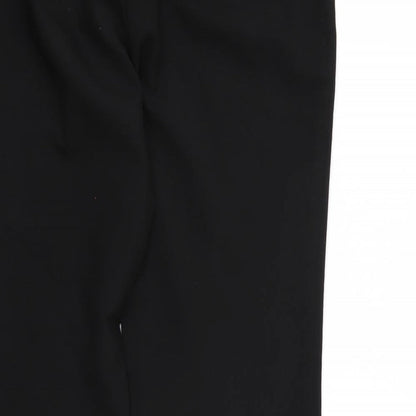 Womens UK Size 10 Papaya Regular Fit  Black Trousers