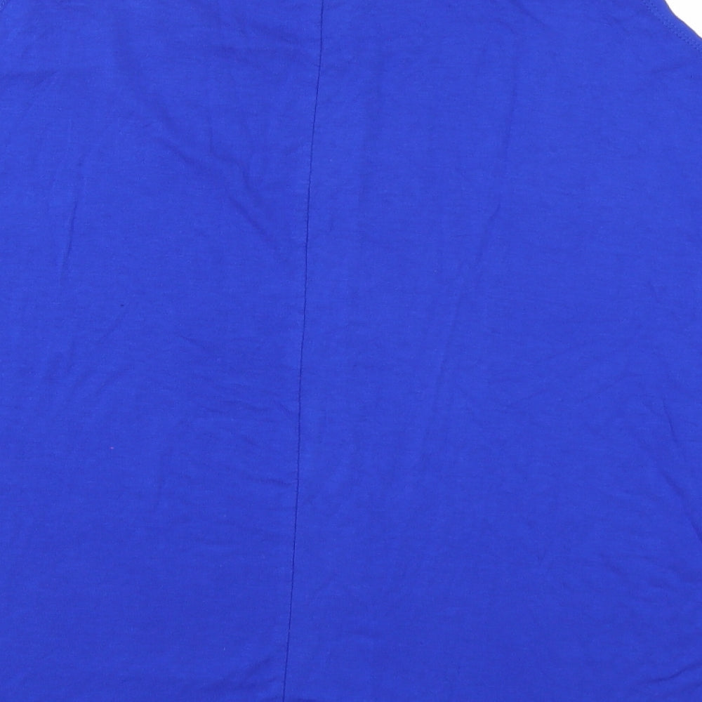 Womens UK Size 10 Select Blue Basic T-Shirt