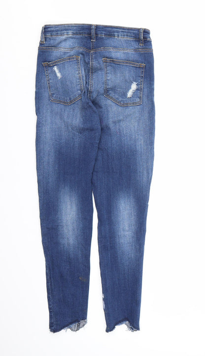 Candy Couture Girls Blue  Denim Skinny Jeans Size 11 Years