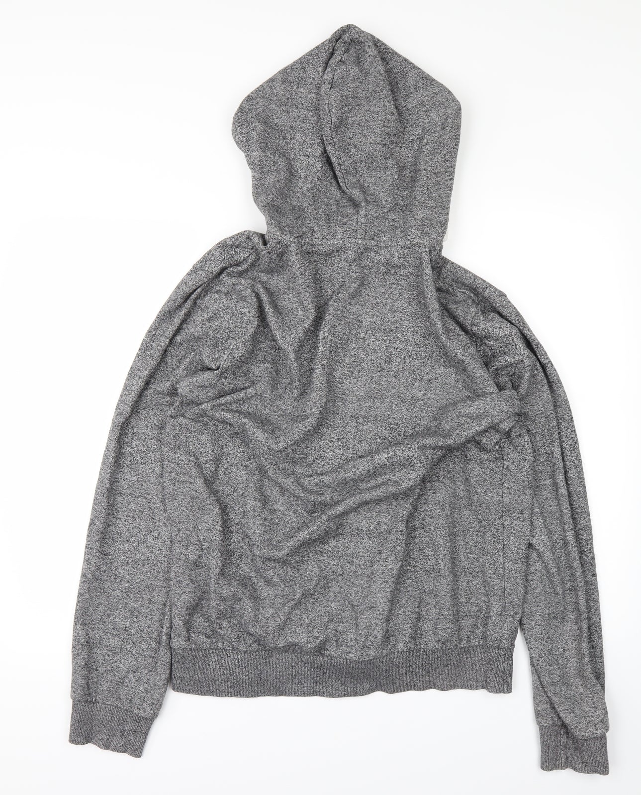 Mens UK Size M H&M Grey Full Zip Hoodie