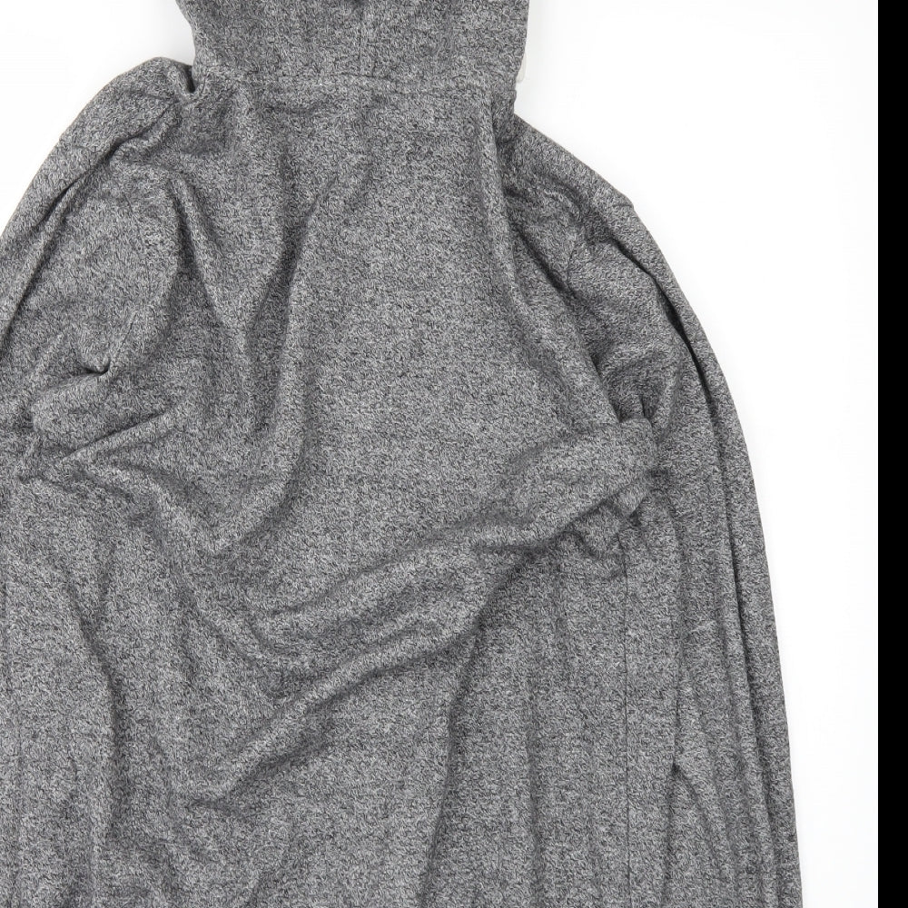 Mens UK Size M H&M Grey Full Zip Hoodie