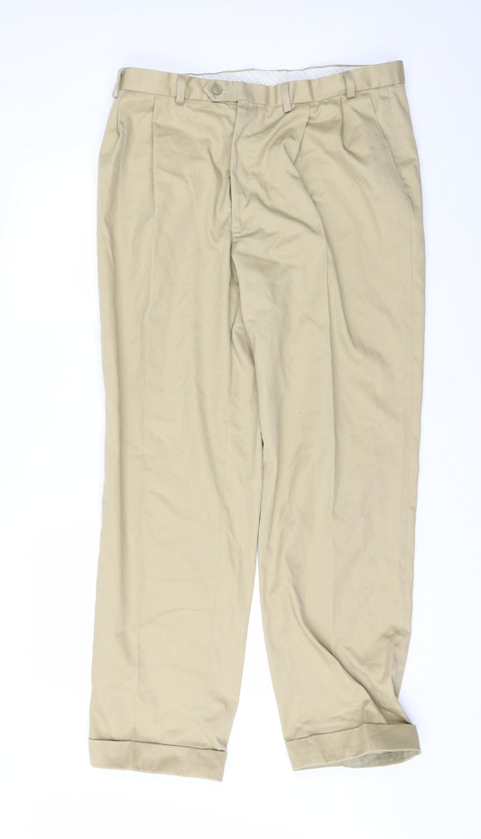 Marks and Spencer Mens Beige   Straight Jeans Size 36 L30 in