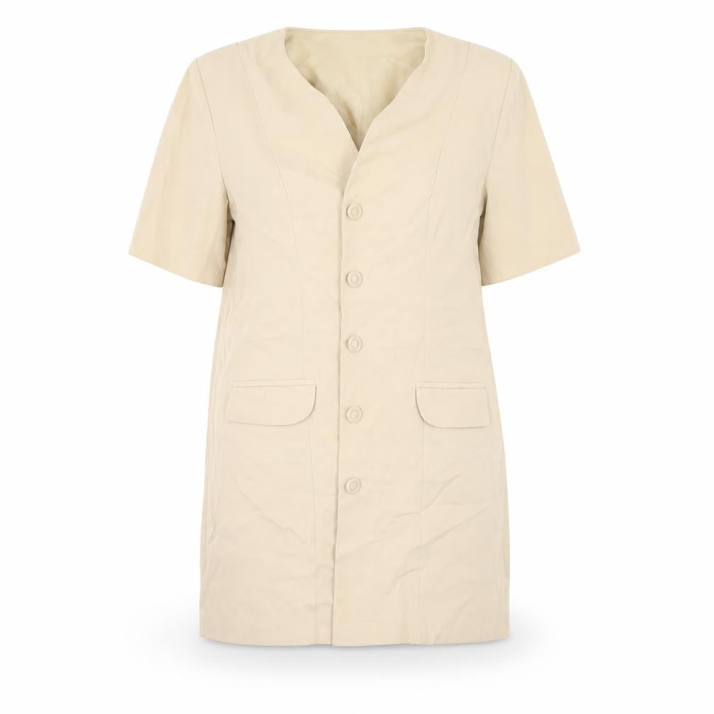 Womens UK Size 12 Dorothy Perkins Beige Overcoat