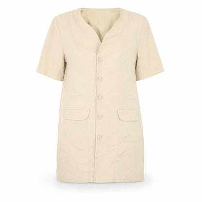Womens UK Size 12 Dorothy Perkins Beige Overcoat