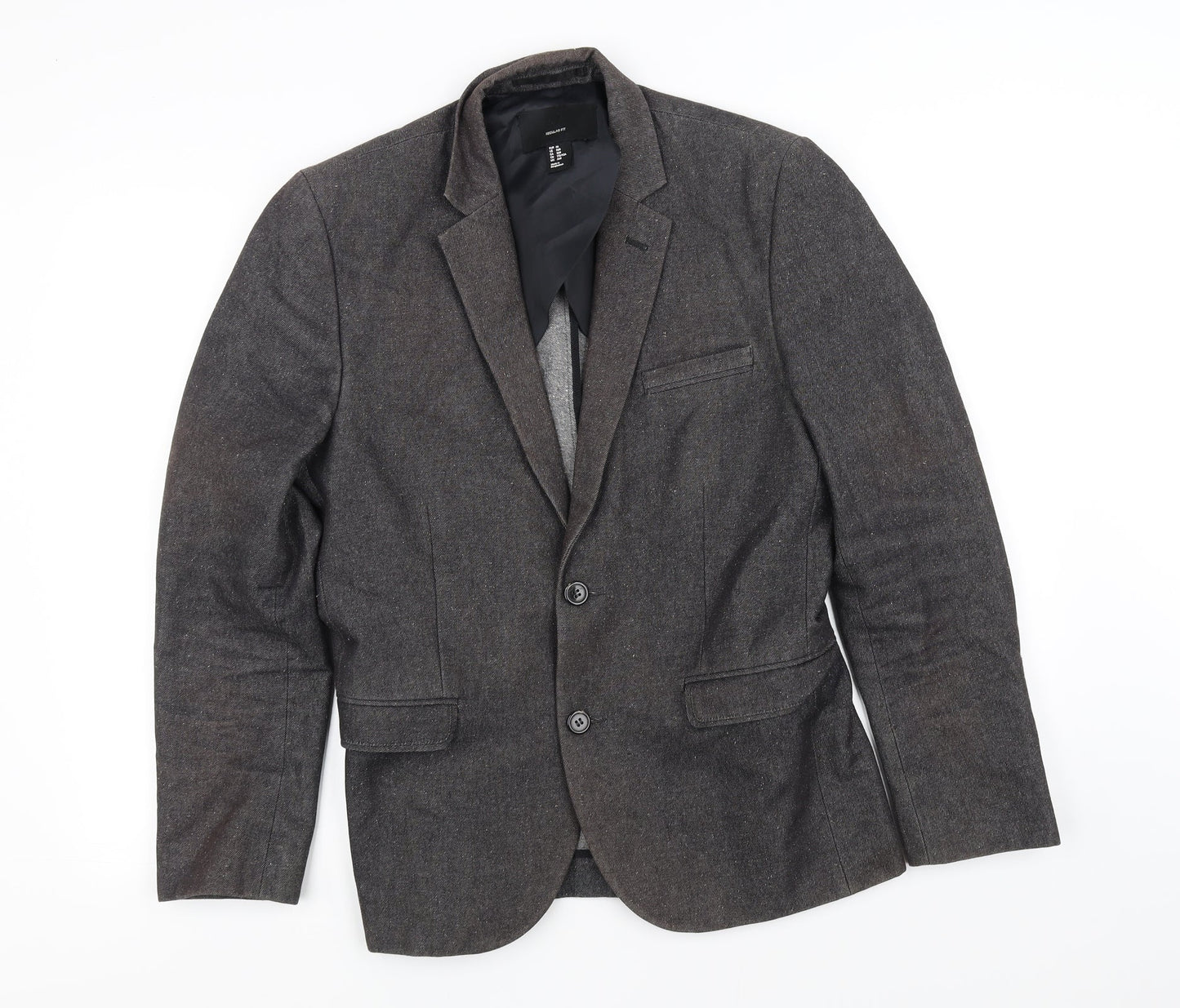 Mens UK Size 36 H&M Regular Grey Suit Jacket