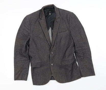 Mens UK Size 36 H&M Regular Grey Suit Jacket