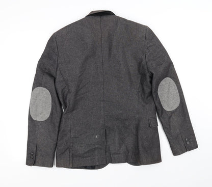 Mens UK Size 36 H&M Regular Grey Suit Jacket