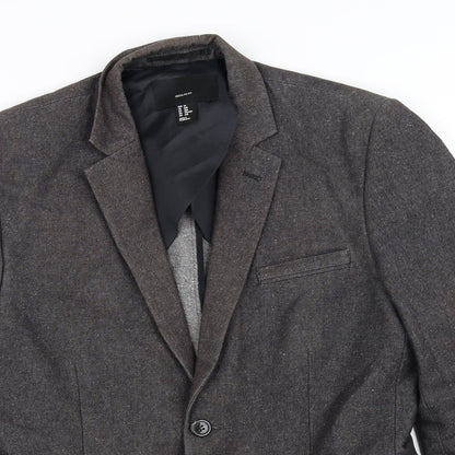 Mens UK Size 36 H&M Regular Grey Suit Jacket
