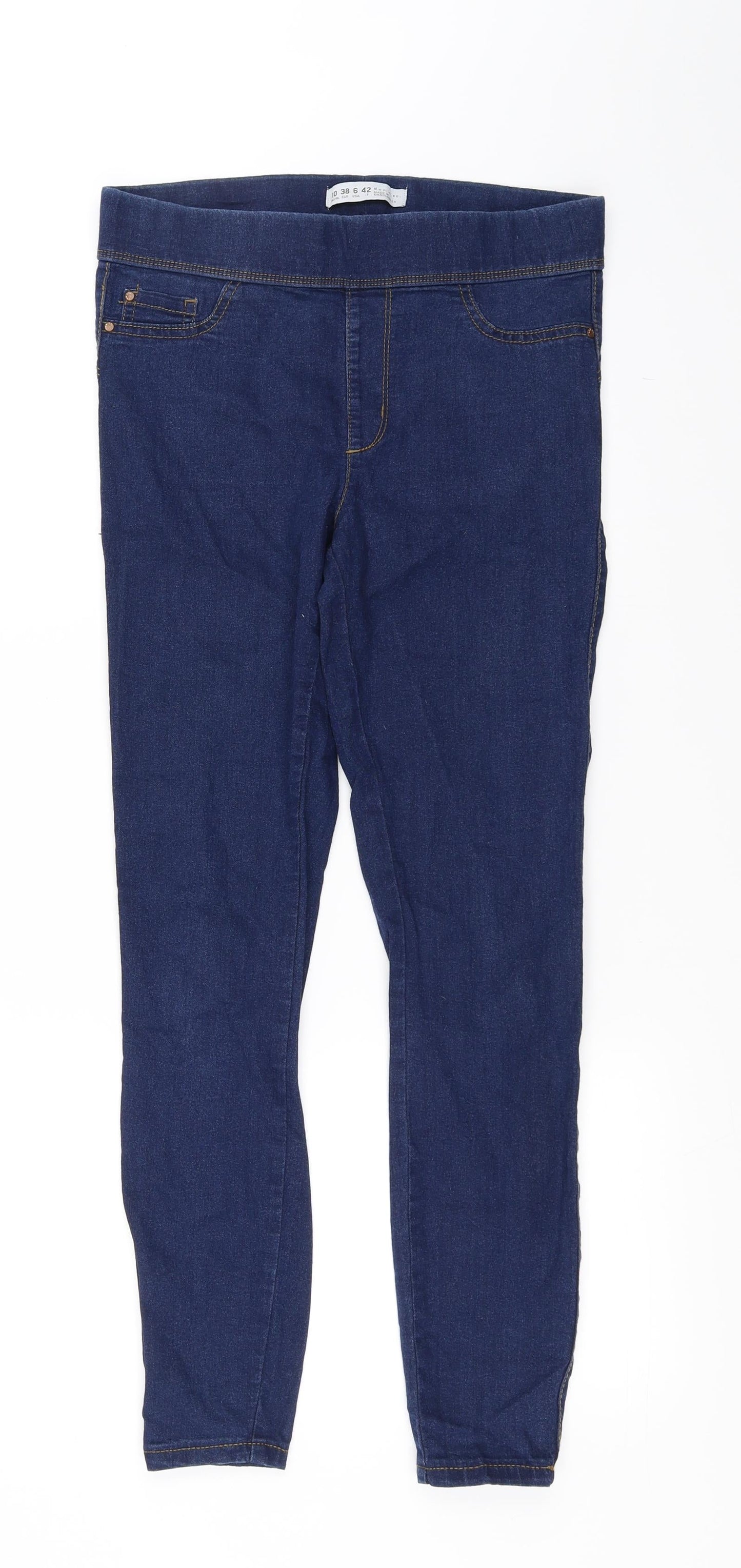 Womens UK Size 10 denimco Regular Fit Skinny Blue Jeans