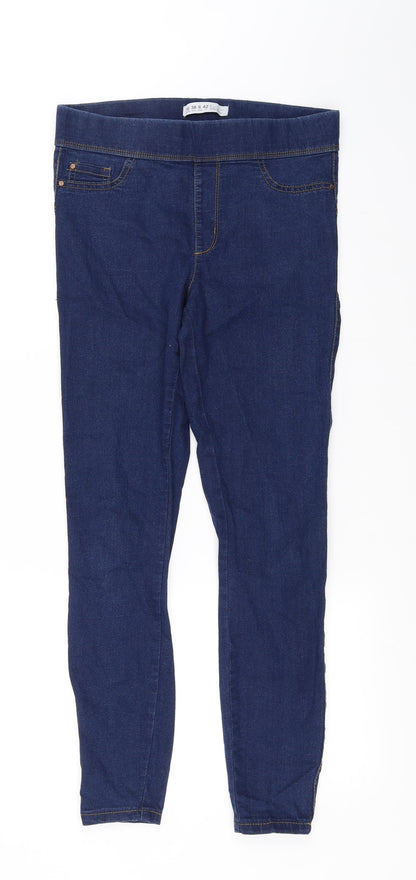 Womens UK Size 10 denimco Regular Fit Skinny Blue Jeans