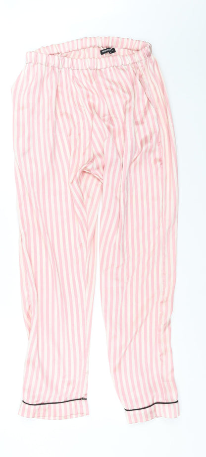 Womens UK Size M PRETTYLITTLETHING Regular Fit  Pink Trousers
