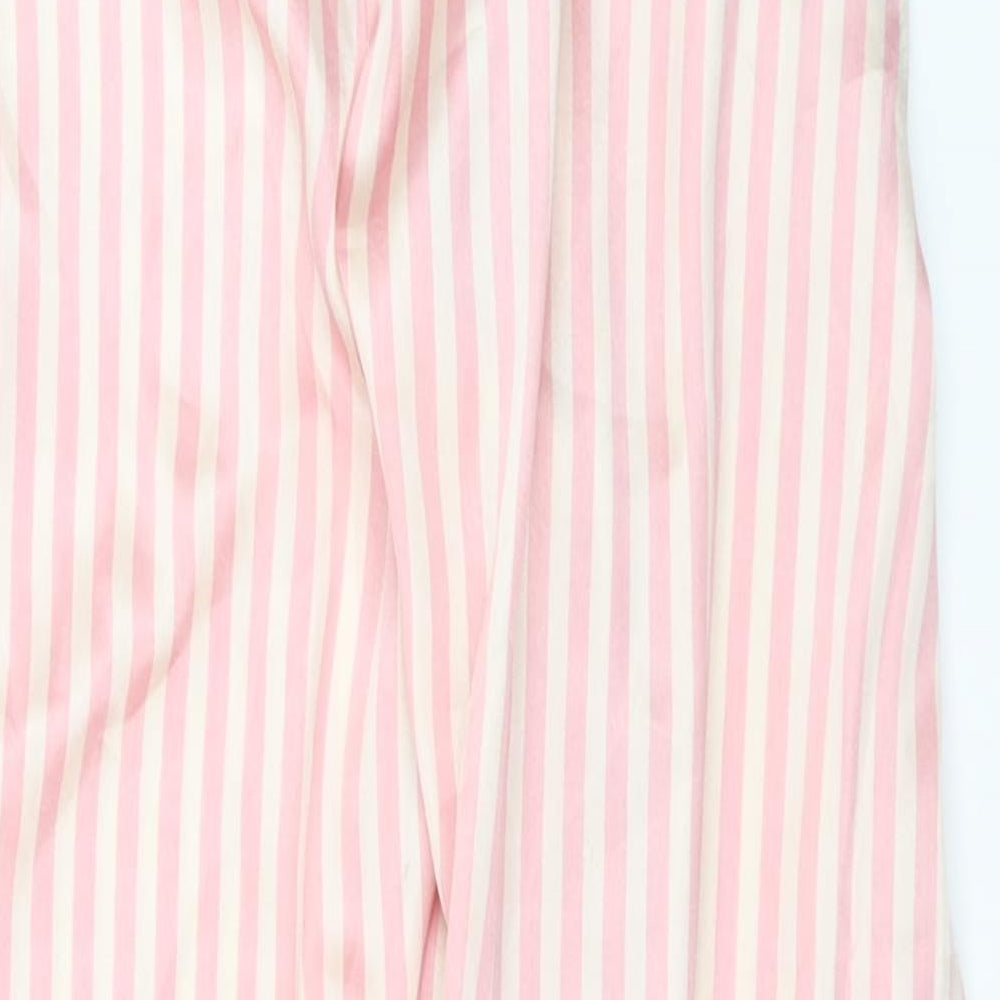 Womens UK Size M PRETTYLITTLETHING Regular Fit  Pink Trousers