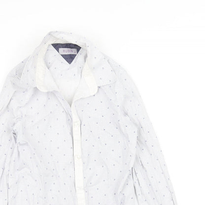 rubin Boys White   Basic Button-Up Size M