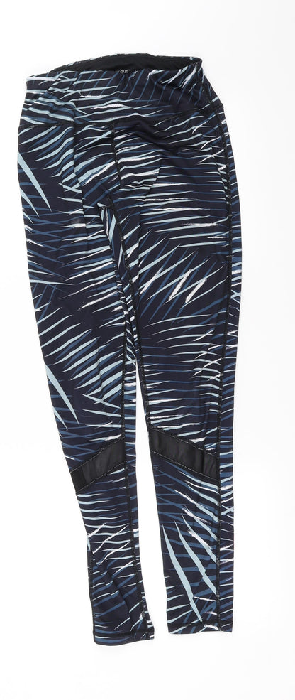 Womens UK Size 8 workout  Jogger Blue Leggings