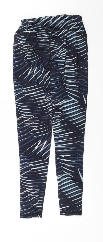 Womens UK Size 8 workout  Jogger Blue Leggings