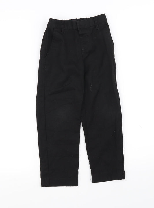 Preworn Boys Black   Dress Pants Trousers Size 4-5 Years